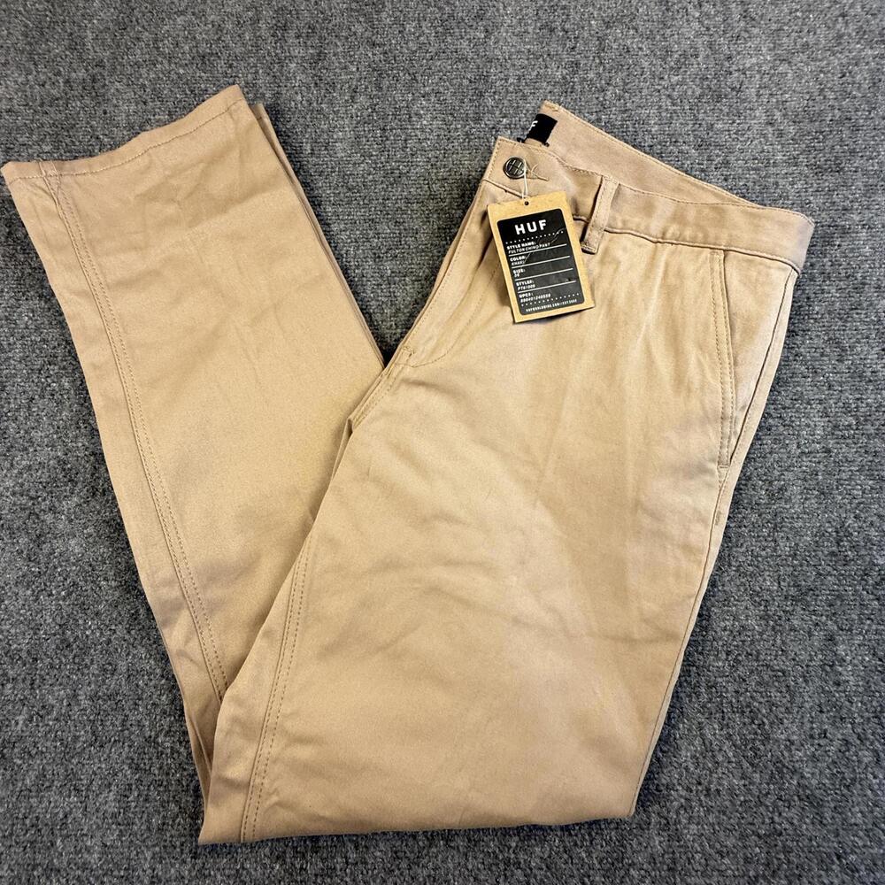 HUF Classic Fit Khaki Pants‎ Size 36 NWT #1826
